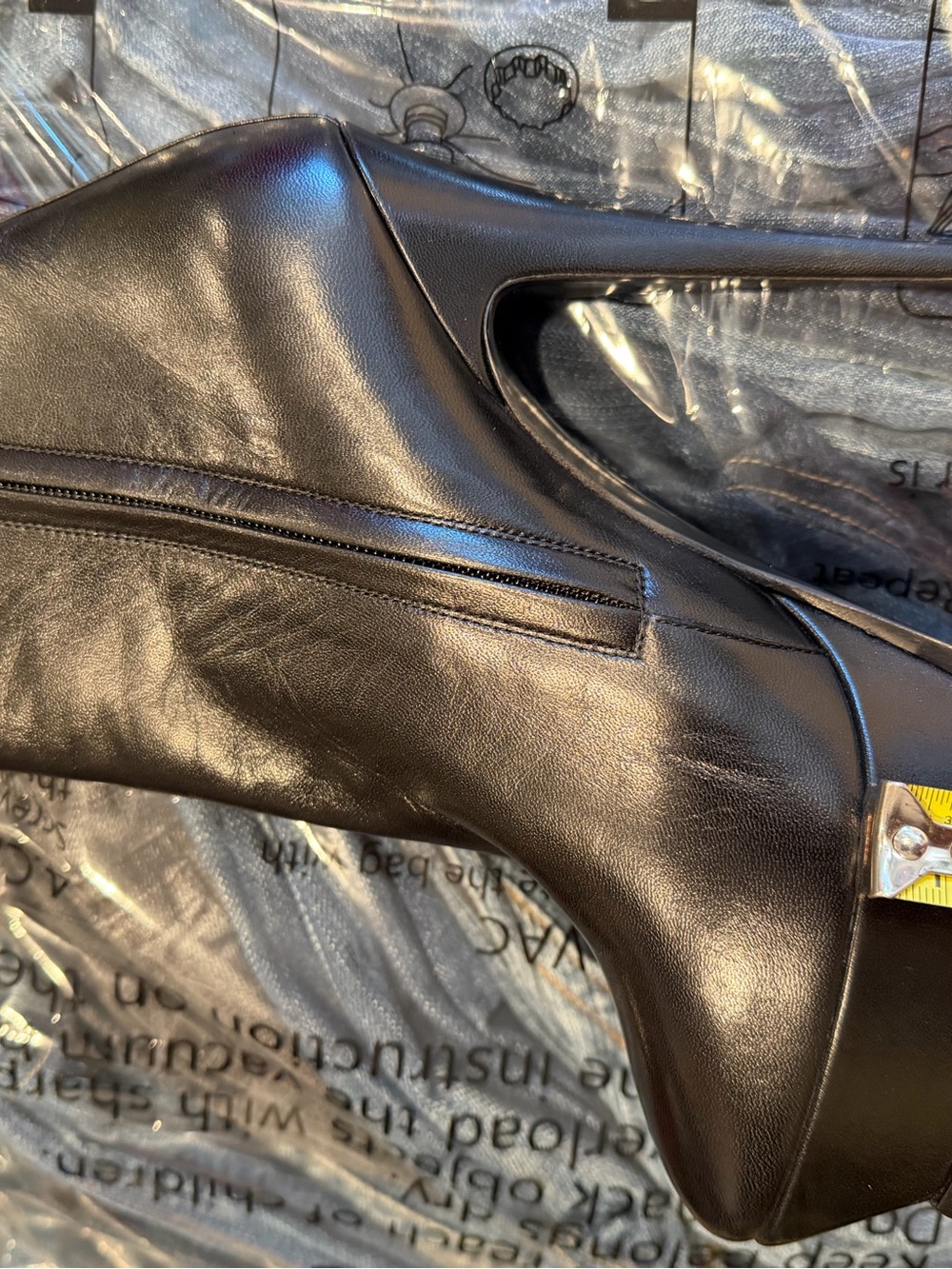 Yves Saint Laurent Black Ankle Boots - Picture 7 of 8